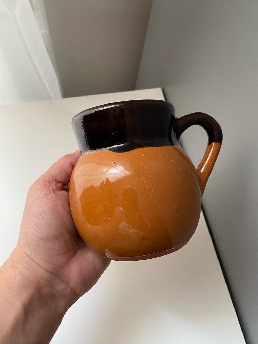 JARRITO TAZA DE BARRO CHORRRADA CUP CLAY MUG MADE IN MEXICO